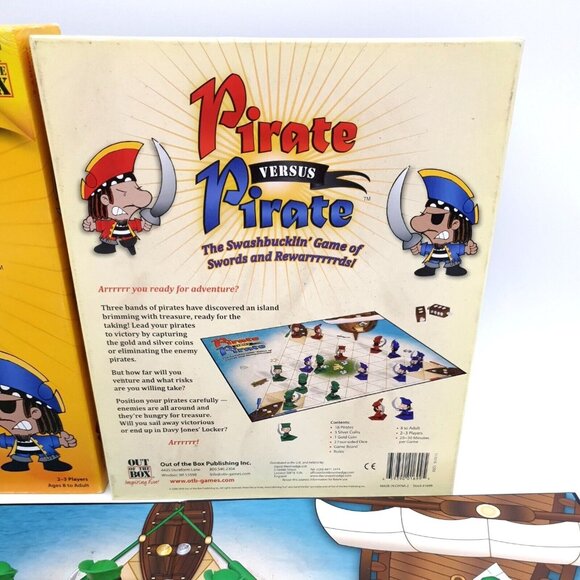 Pirate Versus Pirate Game 2 to 3 Players Out of the Box Age 8+ Family Complete - Picture 4 of 12